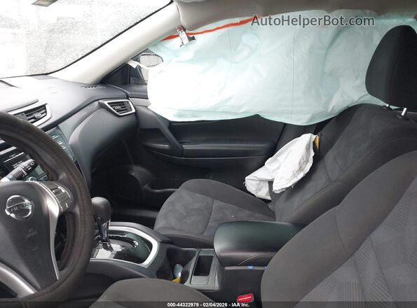 KNMAT2MT1GP632289 2016 NISSAN ROGUE Silver წინა სალონის ხედი