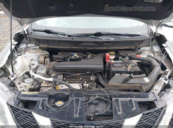 KNMAT2MT1GP632289 2016 NISSAN ROGUE Silver უკანა ხედი