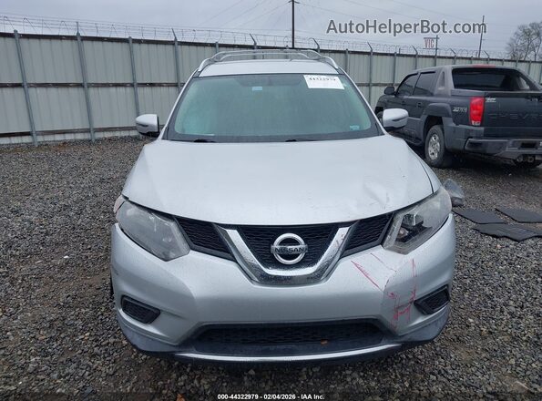 KNMAT2MT1GP632289 2016 NISSAN ROGUE Silver ხელსაწყოთა პანელის ხედი