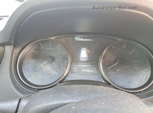 KNMAT2MT1HP544408 2017 NISSAN ROGUE Gray Instrument cluster view