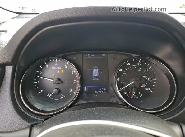 KNMAT2MT1KP539734 2019 NISSAN ROGUE Silver Սարքավորումների վահանակի տեսք