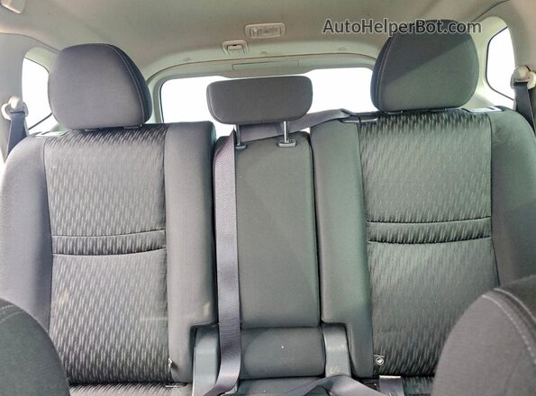 KNMAT2MT1KP539734 2019 NISSAN ROGUE Silver Հետևի նստատեղերի տեսք