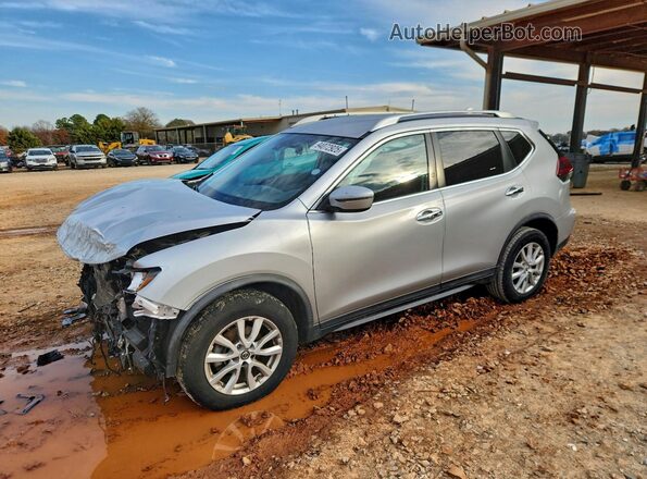 KNMAT2MT2KP541816 2019 NISSAN ROGUE Silver Առջևի ձախ երեք քառորդ տեսարան