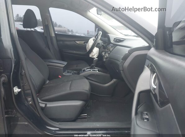 KNMAT2MT3HP615883 2017 NISSAN ROGUE Black Vista interior delantera