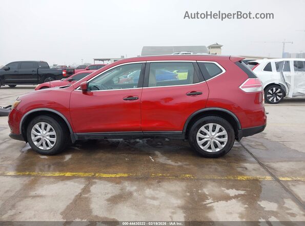 KNMAT2MT4GP658885 2016 NISSAN ROGUE Red Widok wnętrza 360 stopni