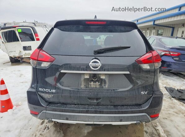 KNMAT2MT4KP558360 2019 NISSAN ROGUE Black Հետևի տեսք