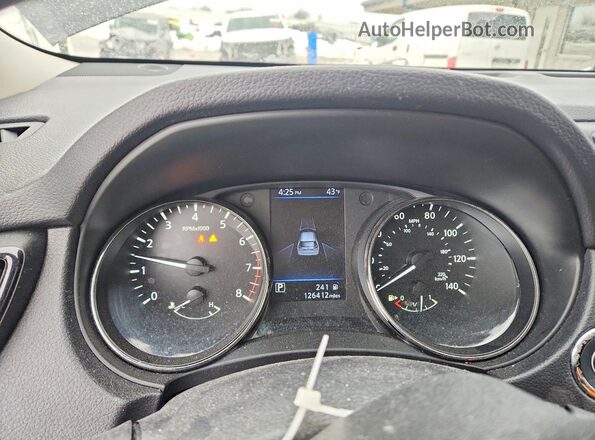 KNMAT2MT4KP558360 2019 NISSAN ROGUE Black Սարքավորումների վահանակի տեսք