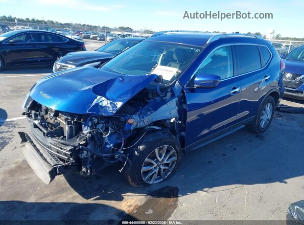 KNMAT2MT5LP504650 2020 NISSAN ROGUE Blue წინა მარცხენა ხედი სამი მეოთხედიდან