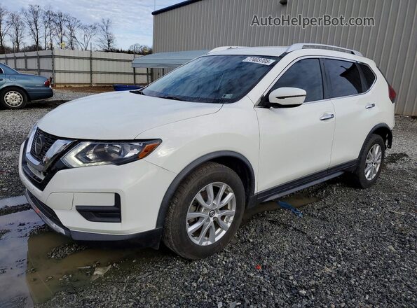 KNMAT2MT6KP502985 2019 NISSAN ROGUE White Առջևի ձախ երեք քառորդ տեսարան
