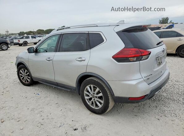 KNMAT2MT9KP554885 2019 NISSAN ROGUE Silver Trasero izquierdo