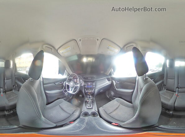 KNMAT2MT9KP554885 2019 NISSAN ROGUE Silver Vista de la etiqueta del VIN