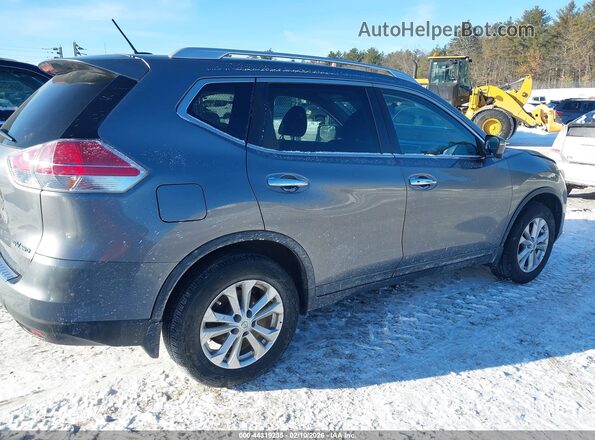 KNMAT2MV0GP650283 2016 NISSAN ROGUE Серый Задняя правая четверть