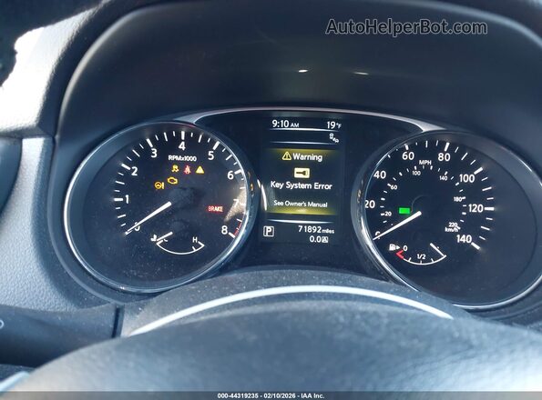 KNMAT2MV0GP650283 2016 NISSAN ROGUE Серый Вид задних сидений