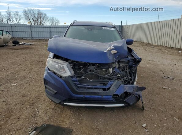 KNMAT2MV2KP552963 2019 NISSAN ROGUE Blue წინა ხედი