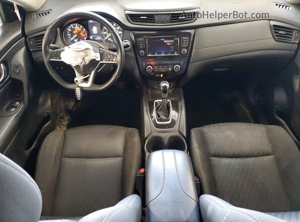 KNMAT2MV2KP552963 2019 NISSAN ROGUE Blue წინა პანელის ხედი