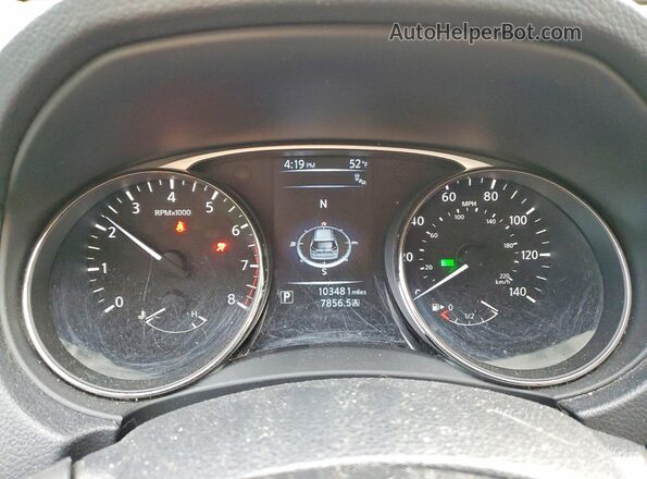 KNMAT2MV3GP645420 2016 NISSAN ROGUE Green Widok zestawu wskaźników
