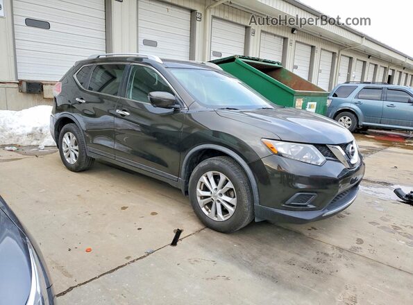 KNMAT2MV3GP645420 2016 NISSAN ROGUE Green Przód prawy