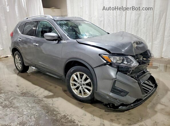 KNMAT2MV3KP519924 2019 NISSAN ROGUE Серый Передняя правая четверть