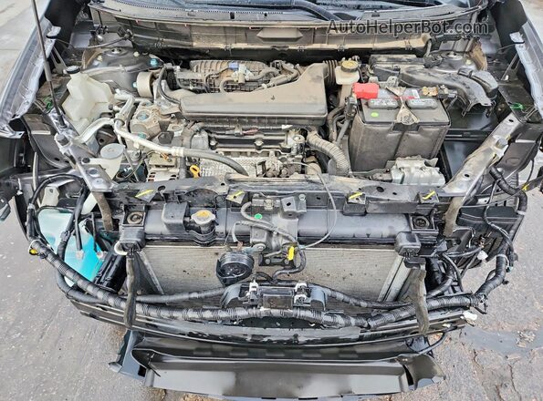 KNMAT2MV3KP560702 2019 NISSAN ROGUE Gray Շարժիչի բաժամունքի տեսք