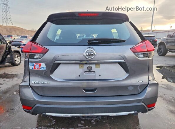 KNMAT2MV3KP560702 2019 NISSAN ROGUE Gray Հետևի տեսք