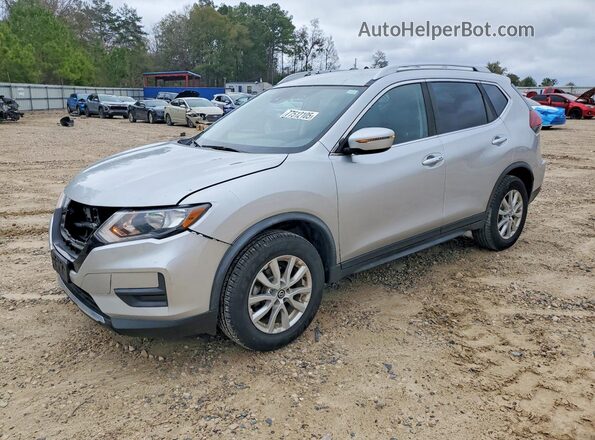 KNMAT2MV7KP555096 2019 NISSAN ROGUE Cream Առջևի ձախ երեք քառորդ տեսարան