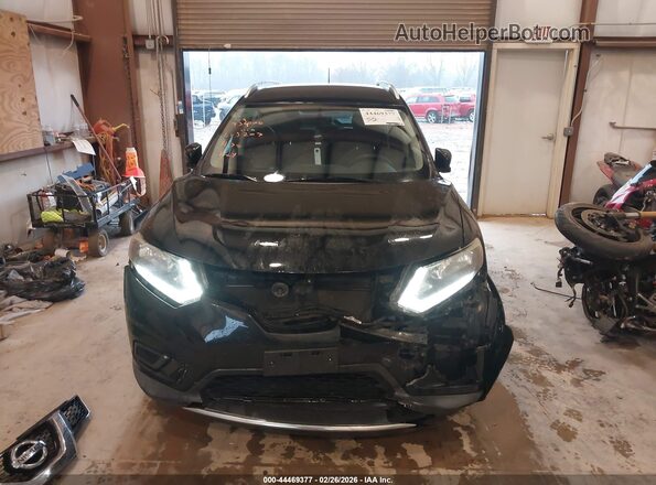 KNMAT2MV8GP613207 2016 NISSAN ROGUE Черный Вид задней части салона