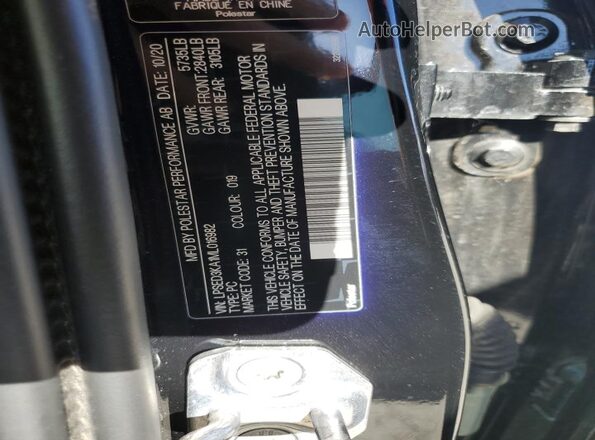 LPSED3KA1ML016982 2021 POLESTAR 2 Black Շարժիչի բաժամունքի տեսք