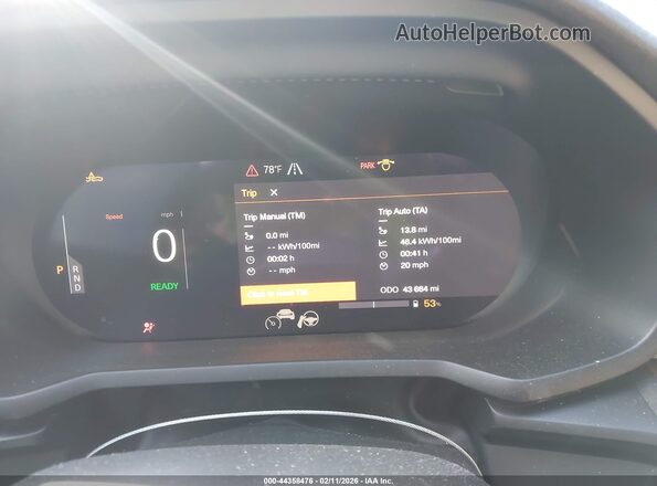 LPSED3KA4ML015311 2021 POLESTAR 2 White Vista de los asientos traseros