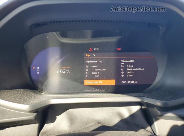 LPSED3KA5ML017150 2021 POLESTAR 2 Black Instrument cluster view