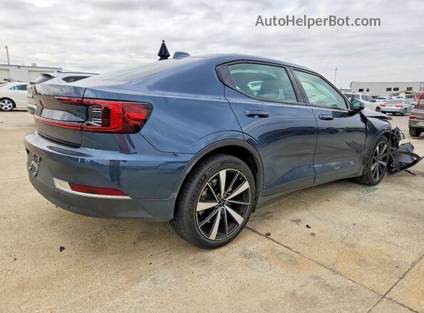 LPSED3KA5NL051350 2022 POLESTAR 2 Синий Задняя правая четверть
