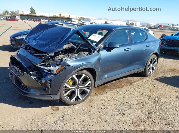 LPSED3KA7NL059336 2022 POLESTAR 2 Gray Vista tres cuartos delantera izquierda