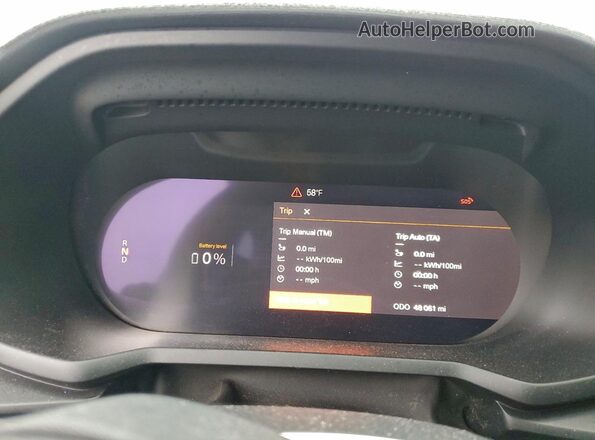 LPSED3KA8NL073455 2022 POLESTAR 2 Синий Вид щитка приборов