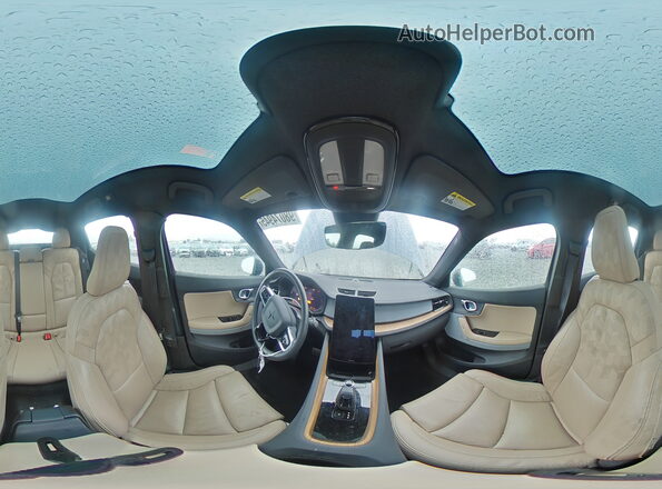 LPSED3KA8NL073455 2022 POLESTAR 2 Синий Панорамный вид салона 360°