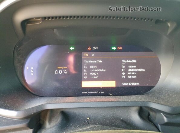 LPSED3KAXNL058147 2022 POLESTAR 2 Белый Вид щитка приборов
