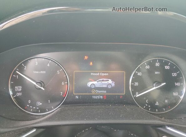LRBAZLR48MD177202 2021 BUICK ENVISION Silver Вид щитка приладів