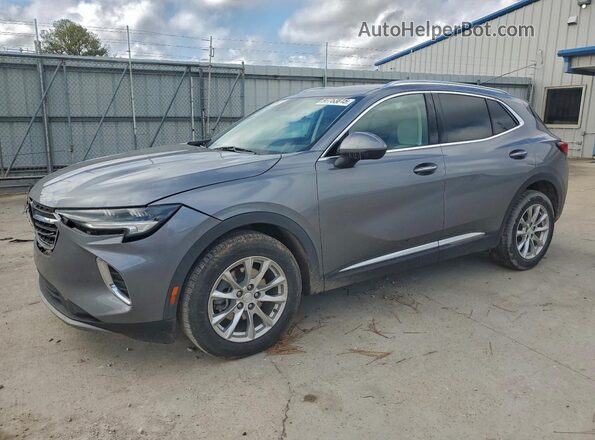 LRBAZLR48MD177202 2021 BUICK ENVISION Silver Передня ліва чверть