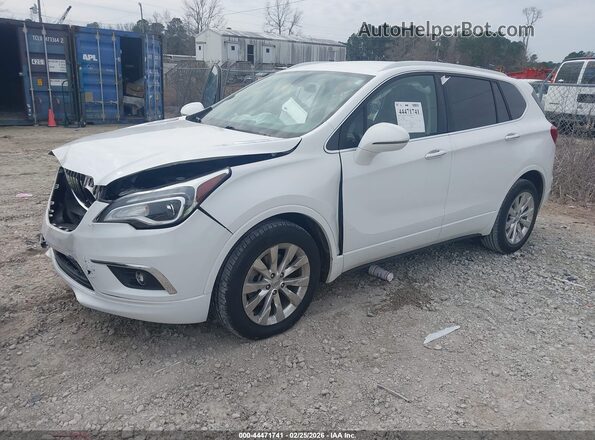 LRBFX1SA2JD081335 2018 BUICK ENVISION White Vista tres cuartos delantera izquierda