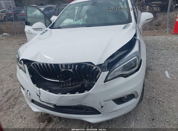 LRBFX1SA2JD081335 2018 BUICK ENVISION White Vista del cuadro de instrumentos