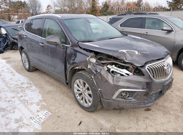 LRBFX1SA7JD082349 2018 BUICK ENVISION Серый Передняя правая четверть