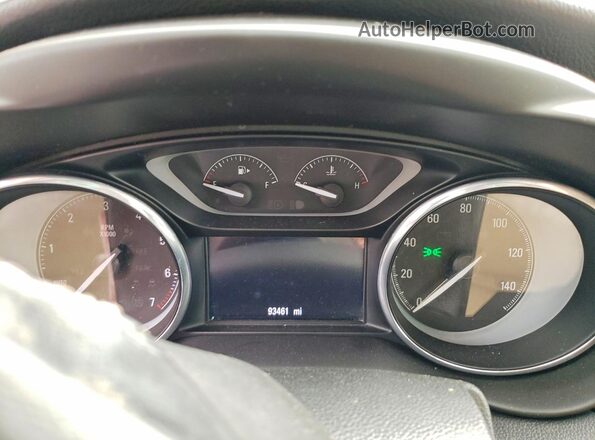 LRBFX1SA8JD016716 2018 BUICK ENVISION Silver Vista del cuadro de instrumentos