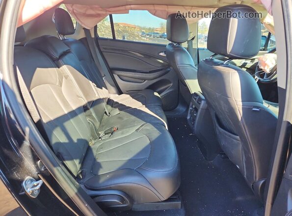 LRBFX2SA1JD017048 2018 BUICK ENVISION Black Vista de los asientos traseros