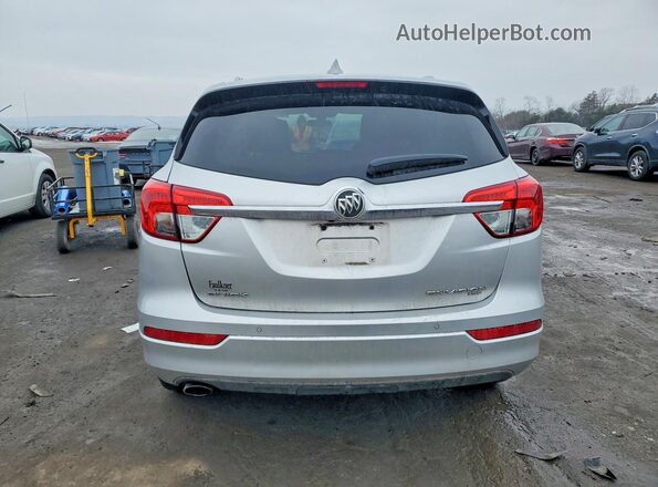 LRBFX2SA5JD002570 2018 BUICK ENVISION Silver Widok z tyłu