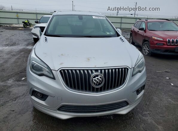 LRBFX2SA5JD002570 2018 BUICK ENVISION Silver Widok z przodu