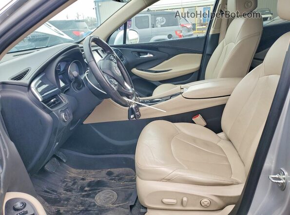 LRBFX2SA5JD002570 2018 BUICK ENVISION Silver Widok wnętrza z przodu