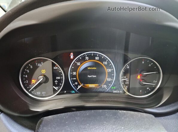 LRBFX3SX2KD020343 2019 BUICK ENVISION Коричневый Вид щитка приборов