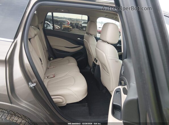LRBFX4SX2JD004339 2018 BUICK ENVISION Gold Vista de la etiqueta del VIN
