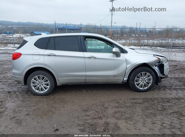 LRBFXASA1HD085676 2017 BUICK ENVISION Silver Вид задньої частини салону