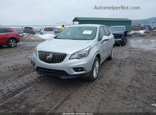 LRBFXASA1HD085676 2017 BUICK ENVISION Silver Передня ліва чверть