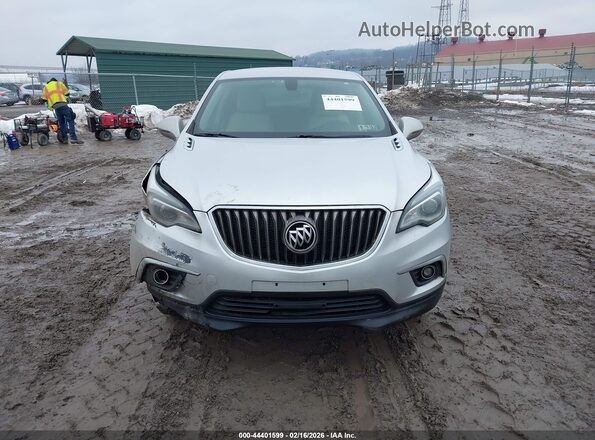 LRBFXASA1HD085676 2017 BUICK ENVISION Silver Вид щитка приладів