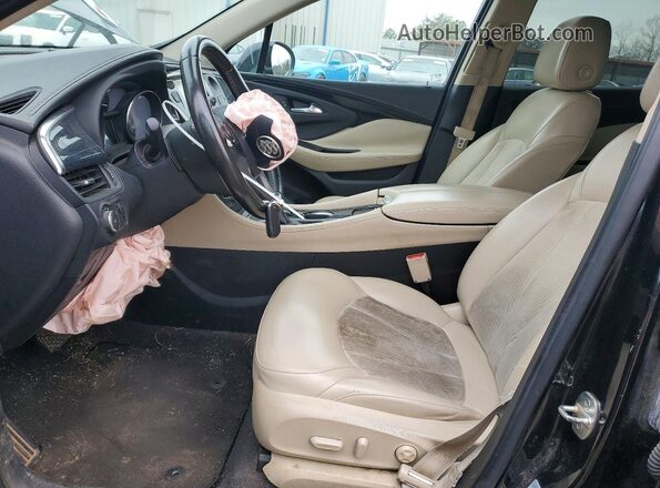 LRBFXASA5HD063051 2017 BUICK ENVISION Black Вид салону спереду